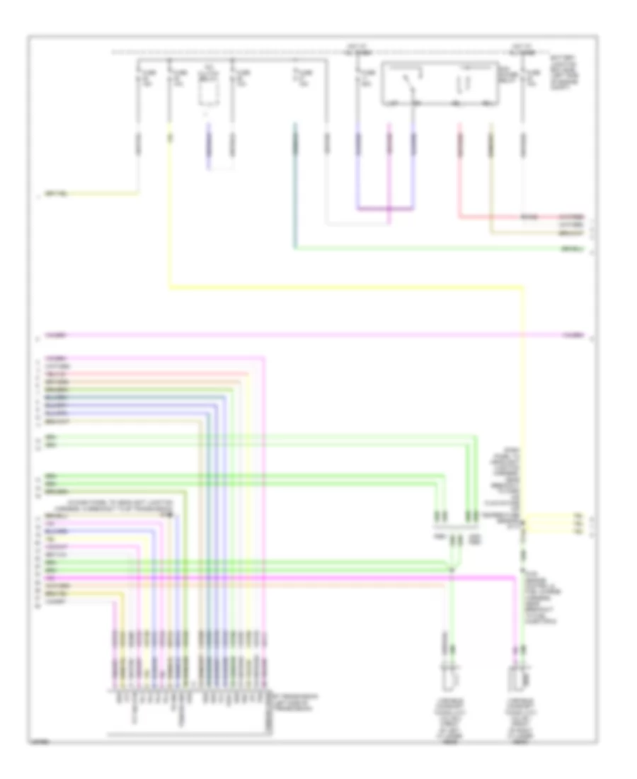 3.5L, Engine Performance Wiring Diagram (4 of 6) for Ford Taurus Limited 2009