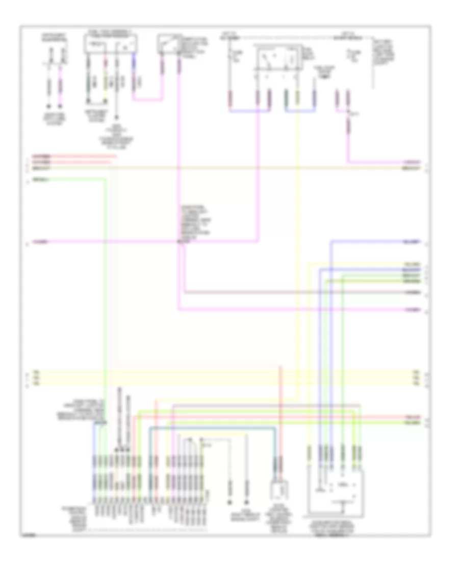 3.5L, Engine Performance Wiring Diagram (5 of 6) for Ford Taurus Limited 2009