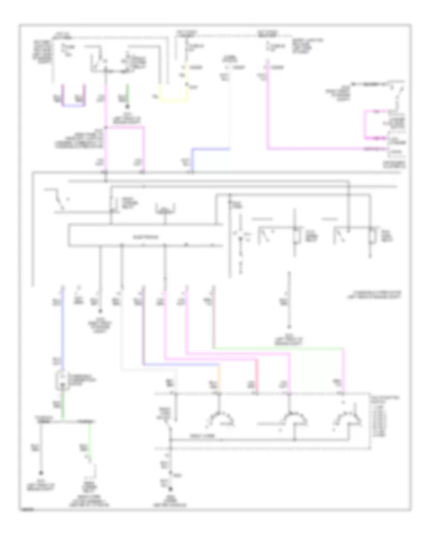 WiperWasher Wiring Diagram for Ford Taurus Limited 2009