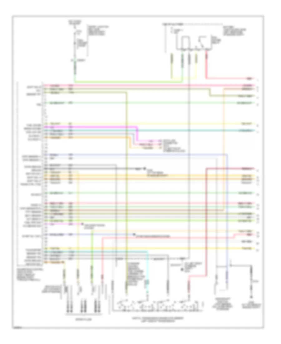 3.0L, Engine Performance Wiring Diagram (1 of 4) for Ford Ranger 2005