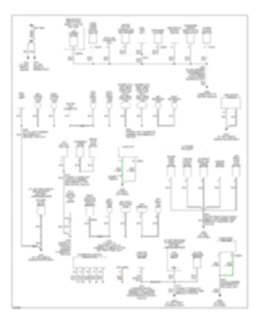 Ground Distribution Wiring Diagram 1 of 2 for Ford Ranger 2005