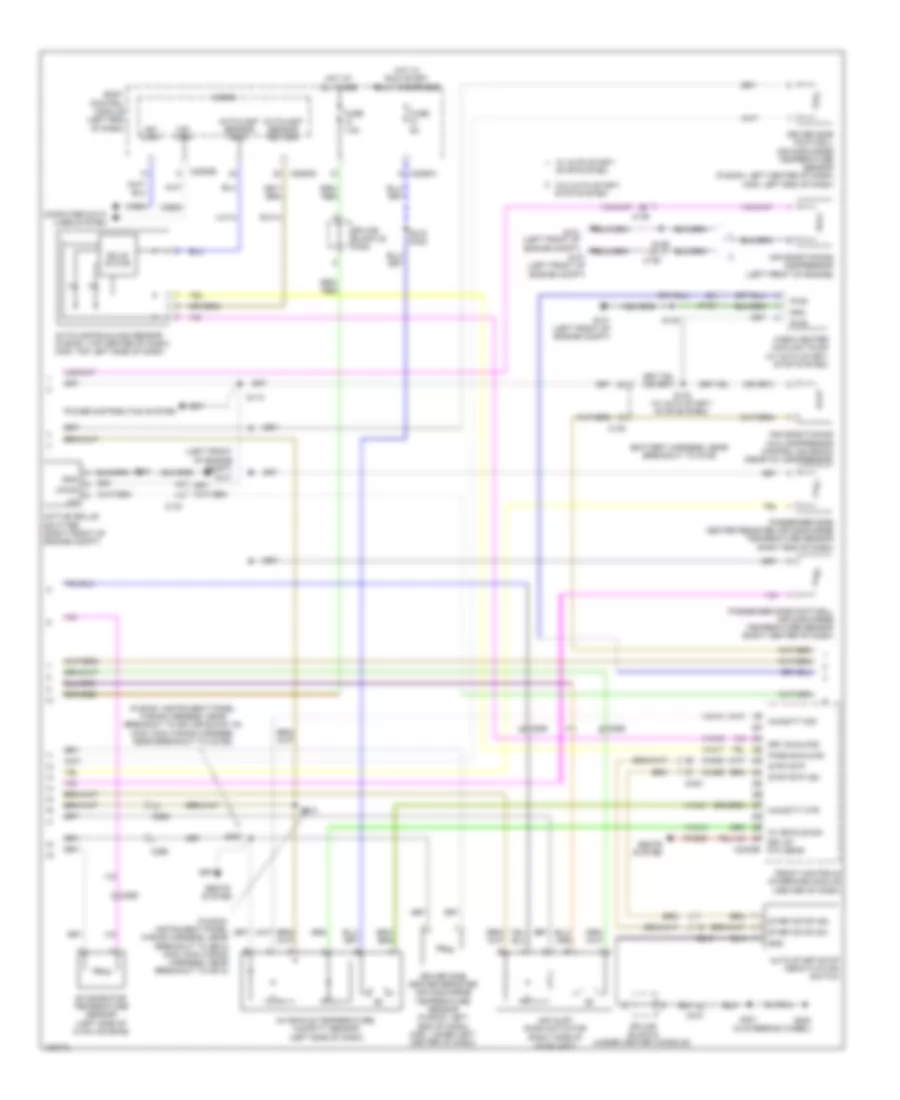 Automatic AC Wiring Diagram, Except Hybrid (2 of 3) for Ford Fusion Energi Titanium 2014
