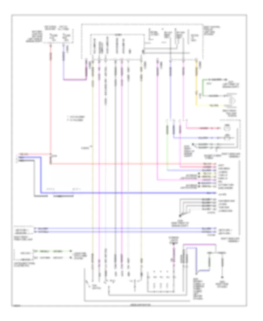 Headlights Wiring Diagram (2 of 2) for Ford Fusion Energi Titanium 2014