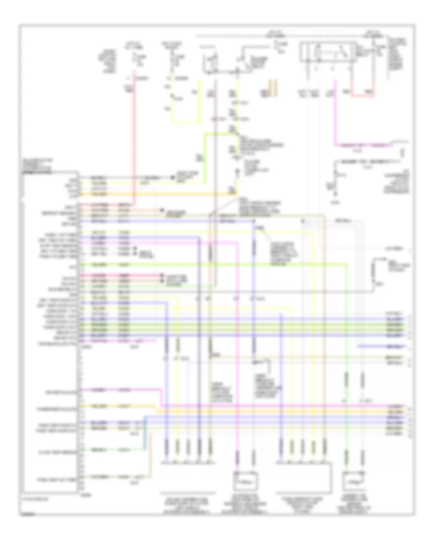 Automatic A C Wiring Diagram 1 of 2 for Ford Mustang Shelby GT500 2013