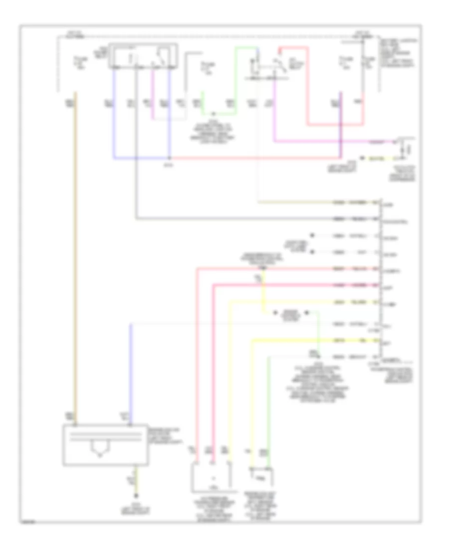 Automatic AC Wiring Diagram, Single Zone AC (3 of 3) for Ford Fusion SEL 2008
