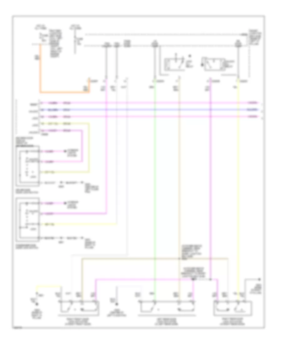 Forced Entry Wiring Diagram with Memory 1 of 2 for Ford Fusion SEL 2008