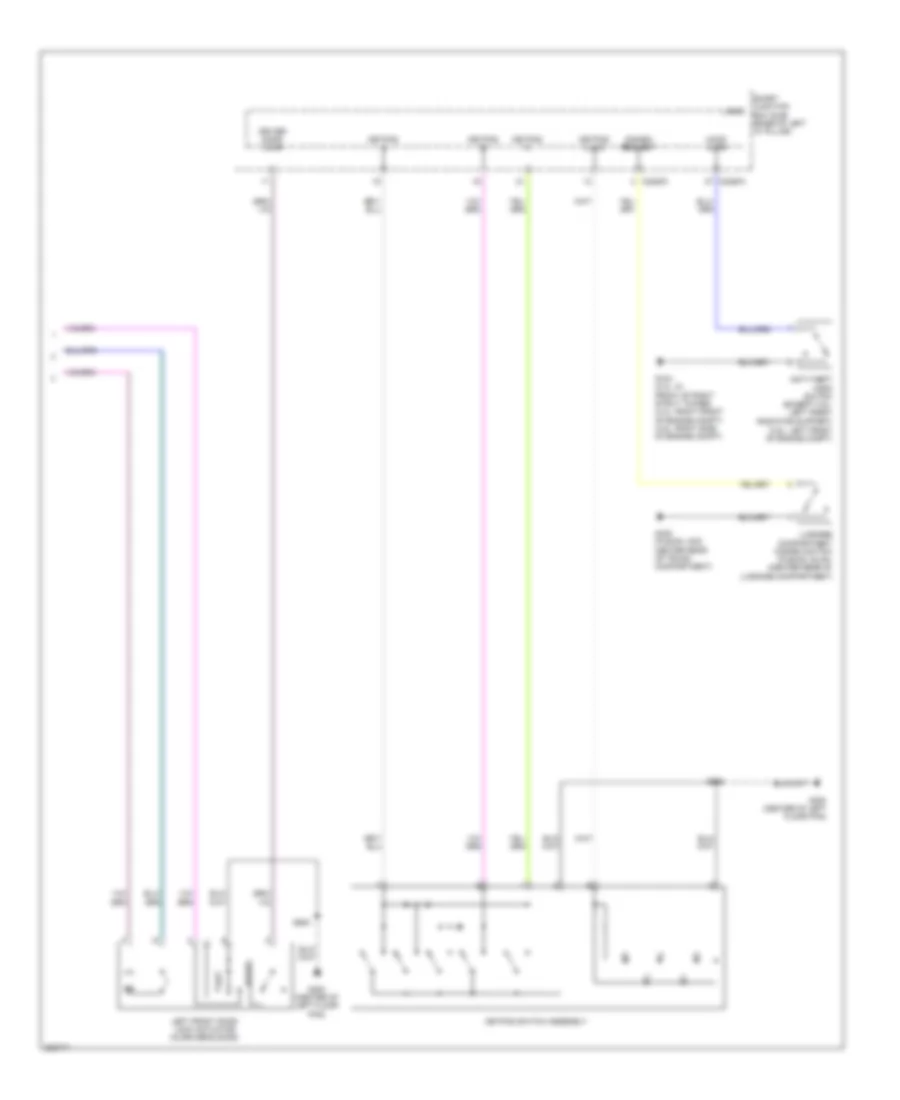Forced Entry Wiring Diagram, with Memory (2 of 2) for Ford Fusion SEL 2008