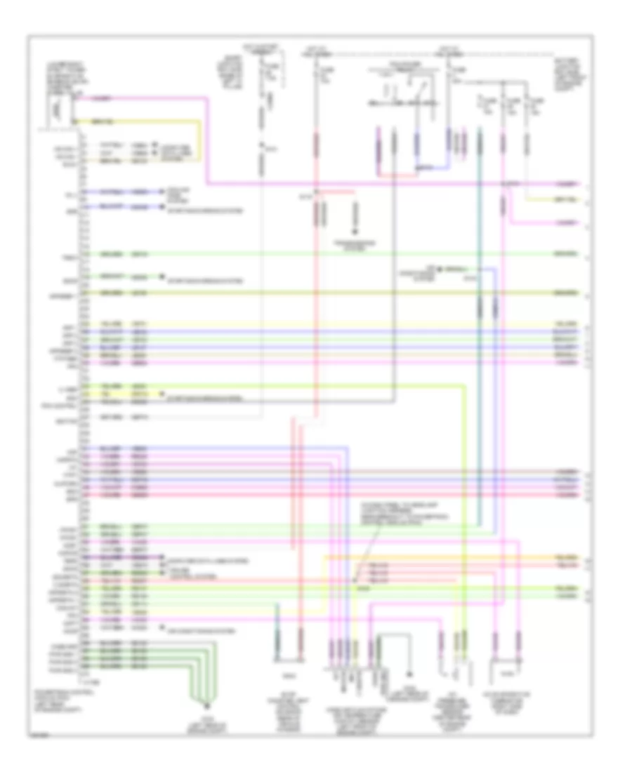 3.0L, Engine Performance Wiring Diagram (1 of 4) for Ford Fusion SEL 2008