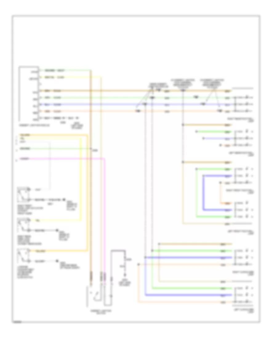 Courtesy Lamps Wiring Diagram (2 of 2) for Ford Fusion SEL 2008
