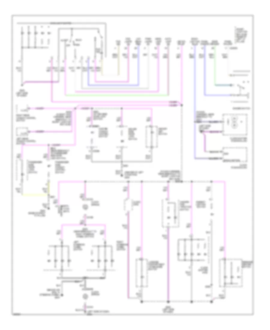 Instrument Illumination Wiring Diagram for Ford Fusion SEL 2008
