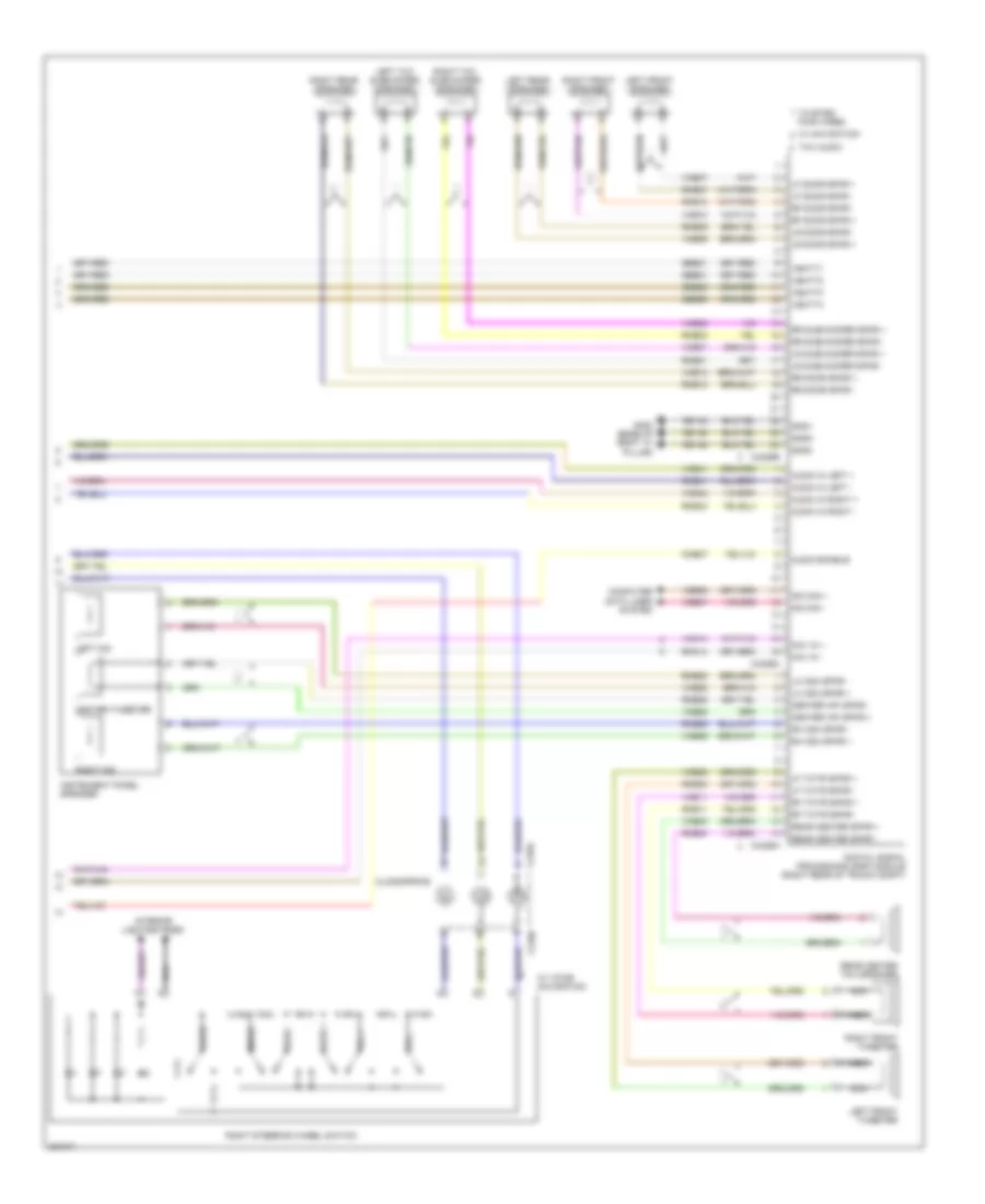 Navigation Wiring Diagram 2 of 2 for Ford Fusion SEL 2008