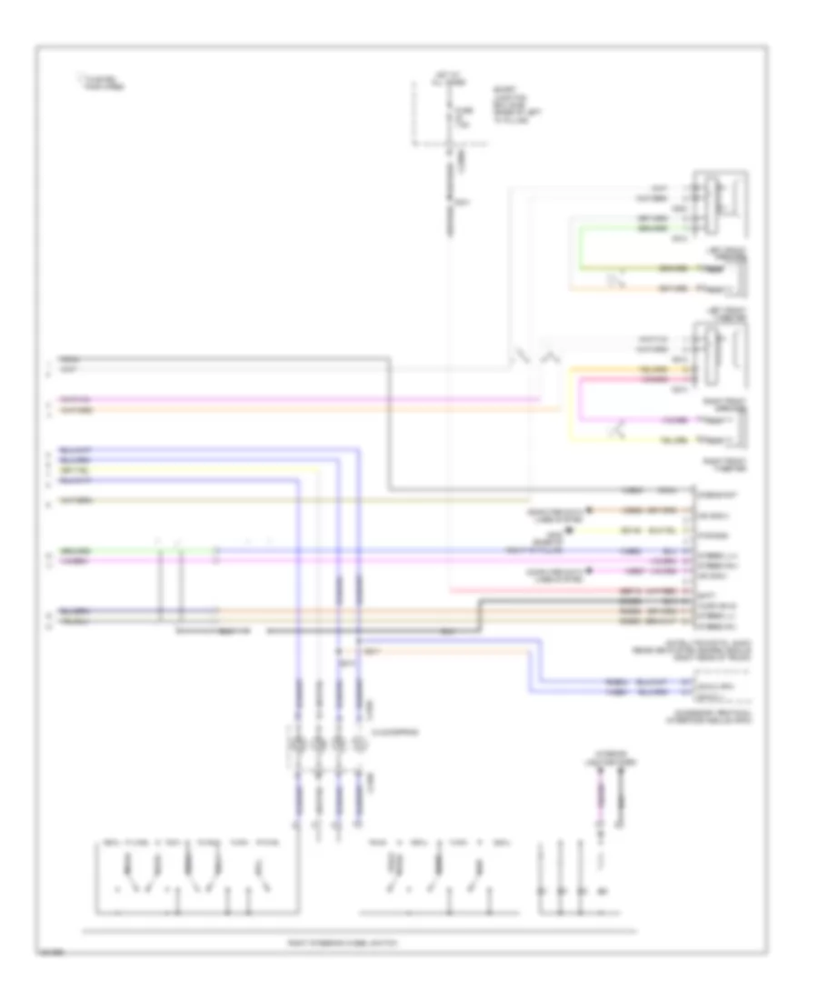 Audiophile Sound Radio Wiring Diagram, with SYNC (2 of 2) for Ford Fusion SEL 2008