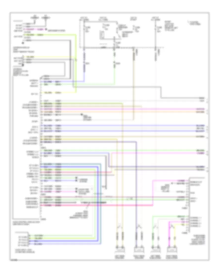 Audiophile Sound Radio Wiring Diagram without SYNC 1 of 2 for Ford Fusion SEL 2008