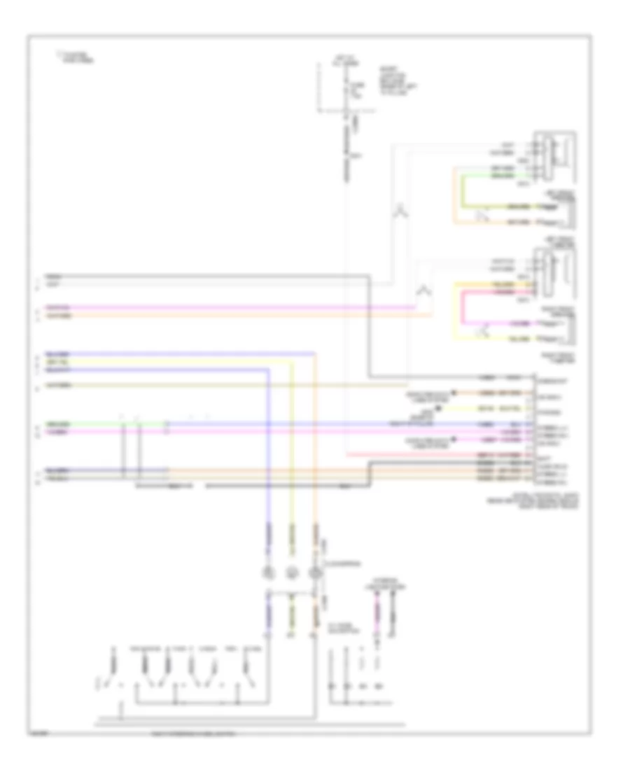Audiophile Sound Radio Wiring Diagram, without SYNC (2 of 2) for Ford Fusion SEL 2008