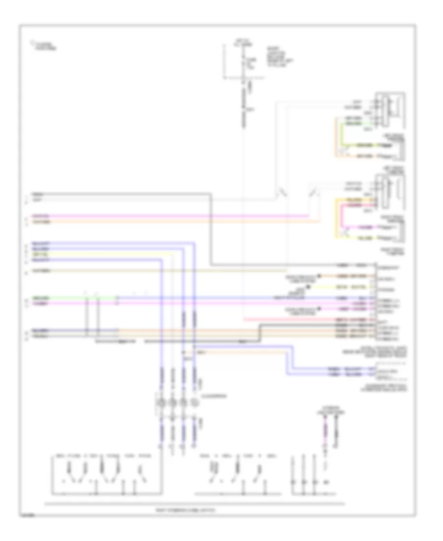 Premium Radio Wiring Diagram, with SYNC (2 of 2) for Ford Fusion SEL 2008