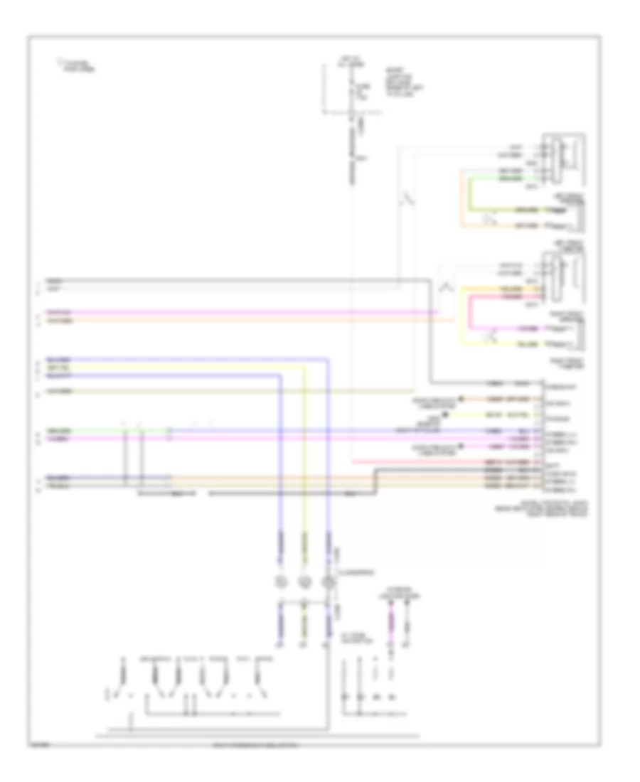 Premium Radio Wiring Diagram, without SYNC (2 of 2) for Ford Fusion SEL 2008