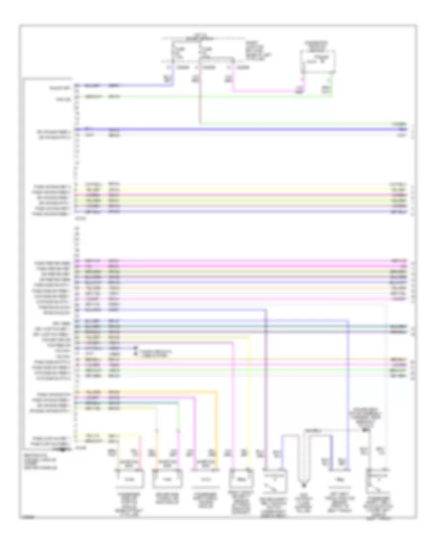 Supplemental Restraints Wiring Diagram Early Production 1 of 2 for Ford Fusion SEL 2008