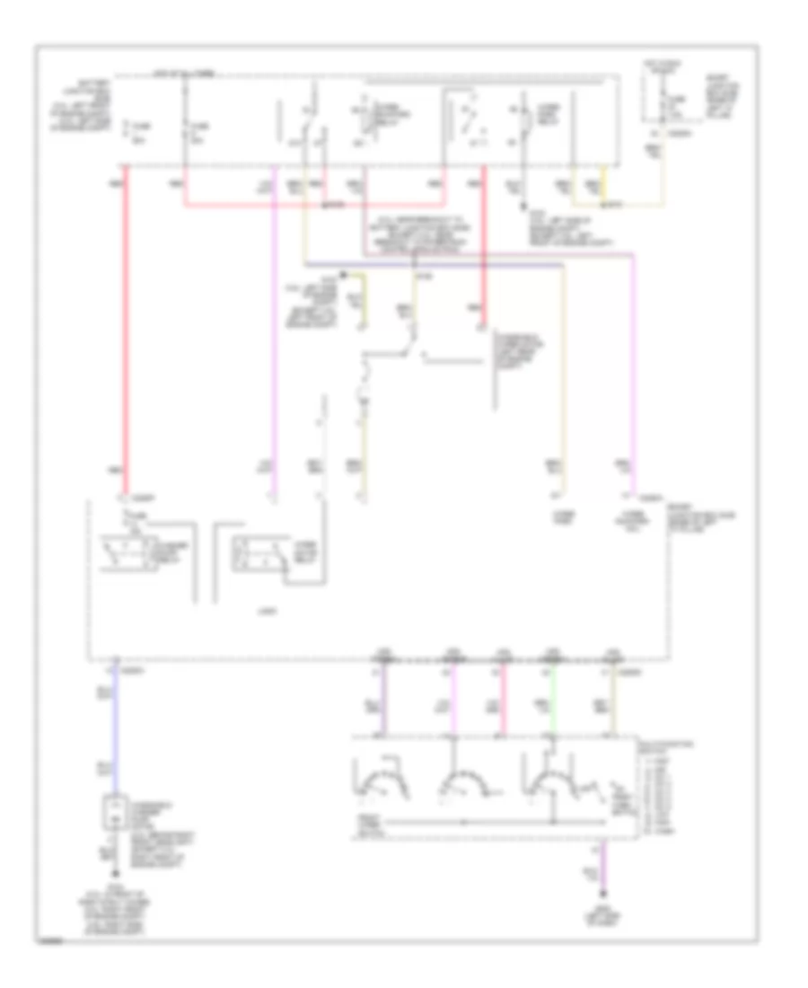 WiperWasher Wiring Diagram for Ford Fusion SEL 2008