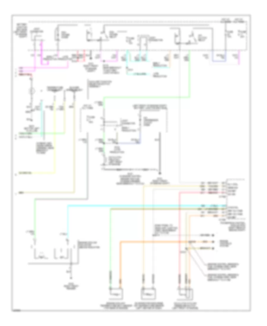 Automatic AC Wiring Diagram, with Auxiliary Climate Control (3 of 3) for Ford Freestyle Limited 2006
