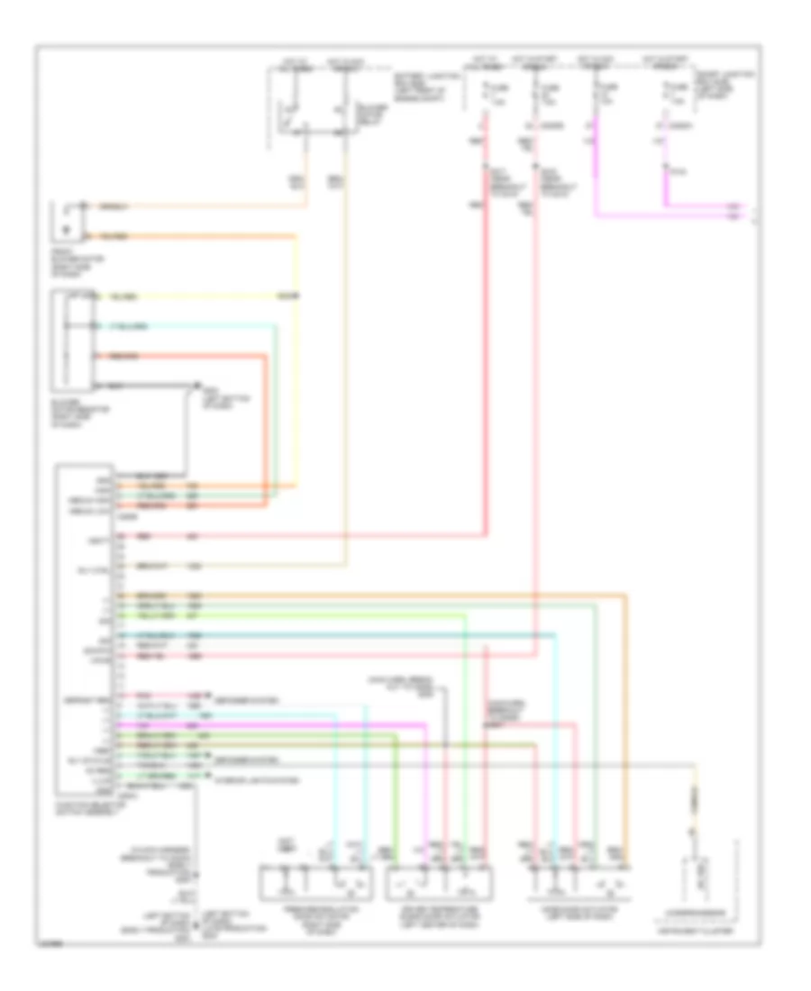 Manual AC Wiring Diagram (1 of 2) for Ford Freestyle Limited 2006
