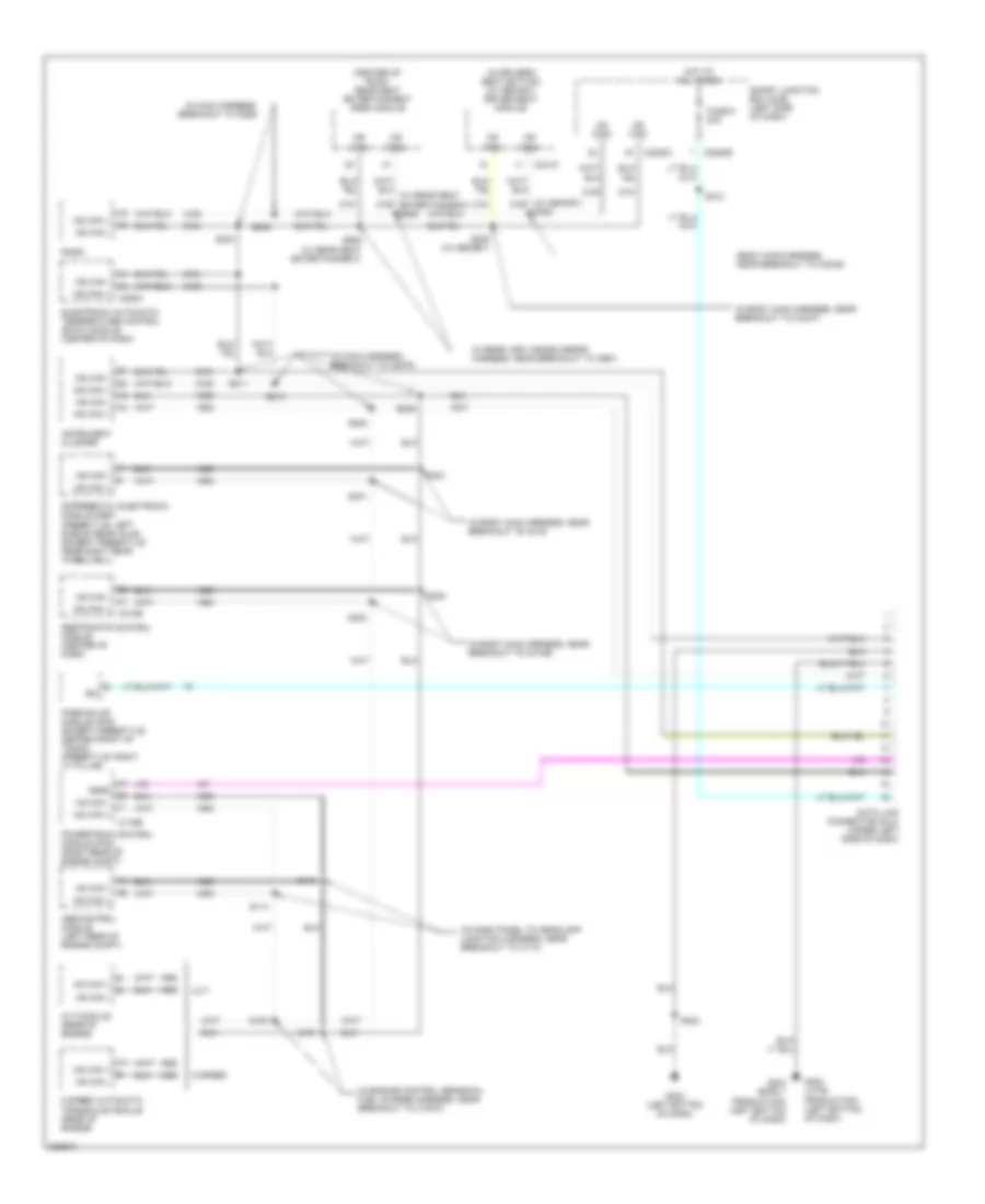 Computer Data Lines Wiring Diagram for Ford Freestyle Limited 2006
