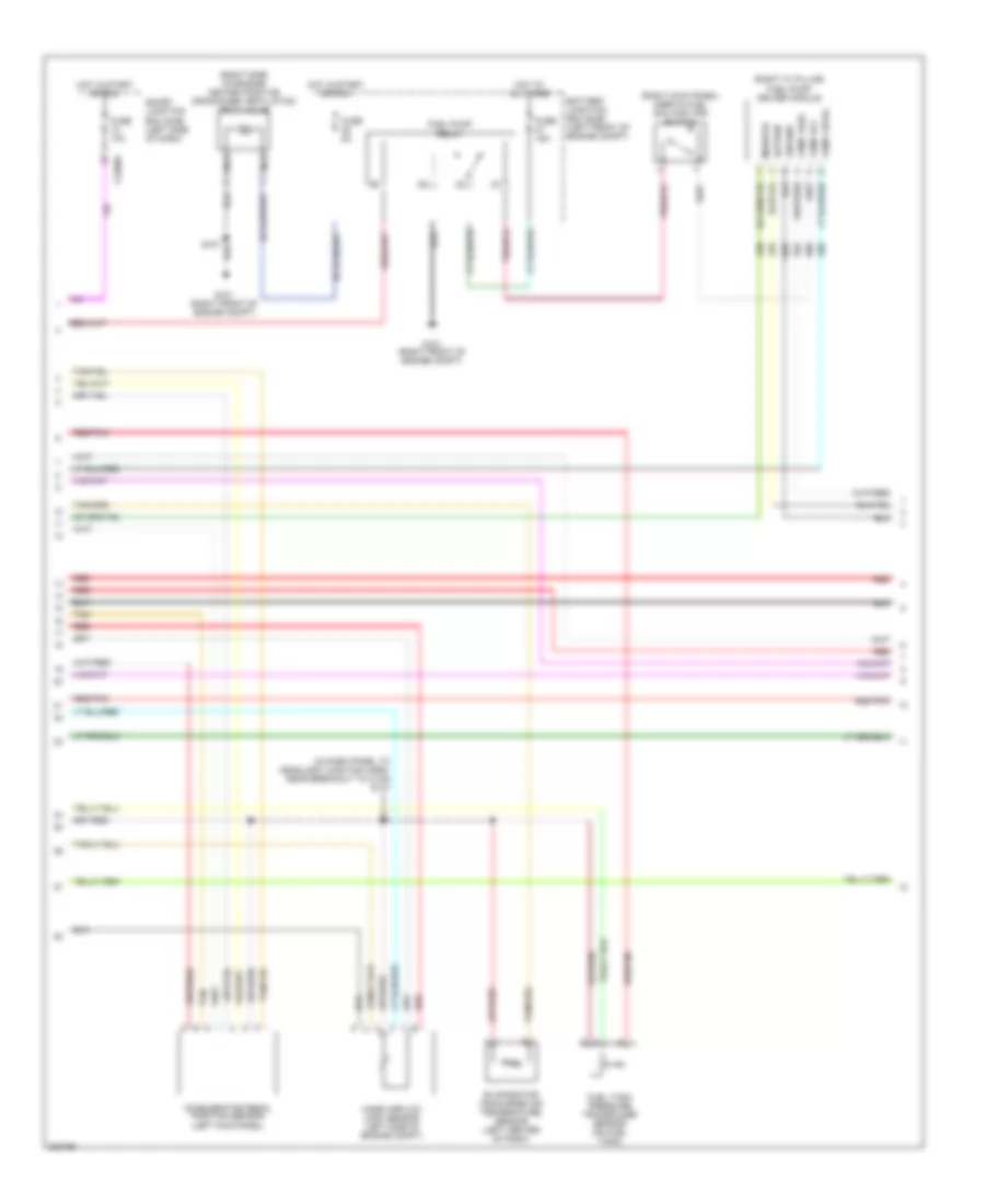 Engine Performance Wiring Diagram 2 of 6 for Ford Freestyle Limited 2006