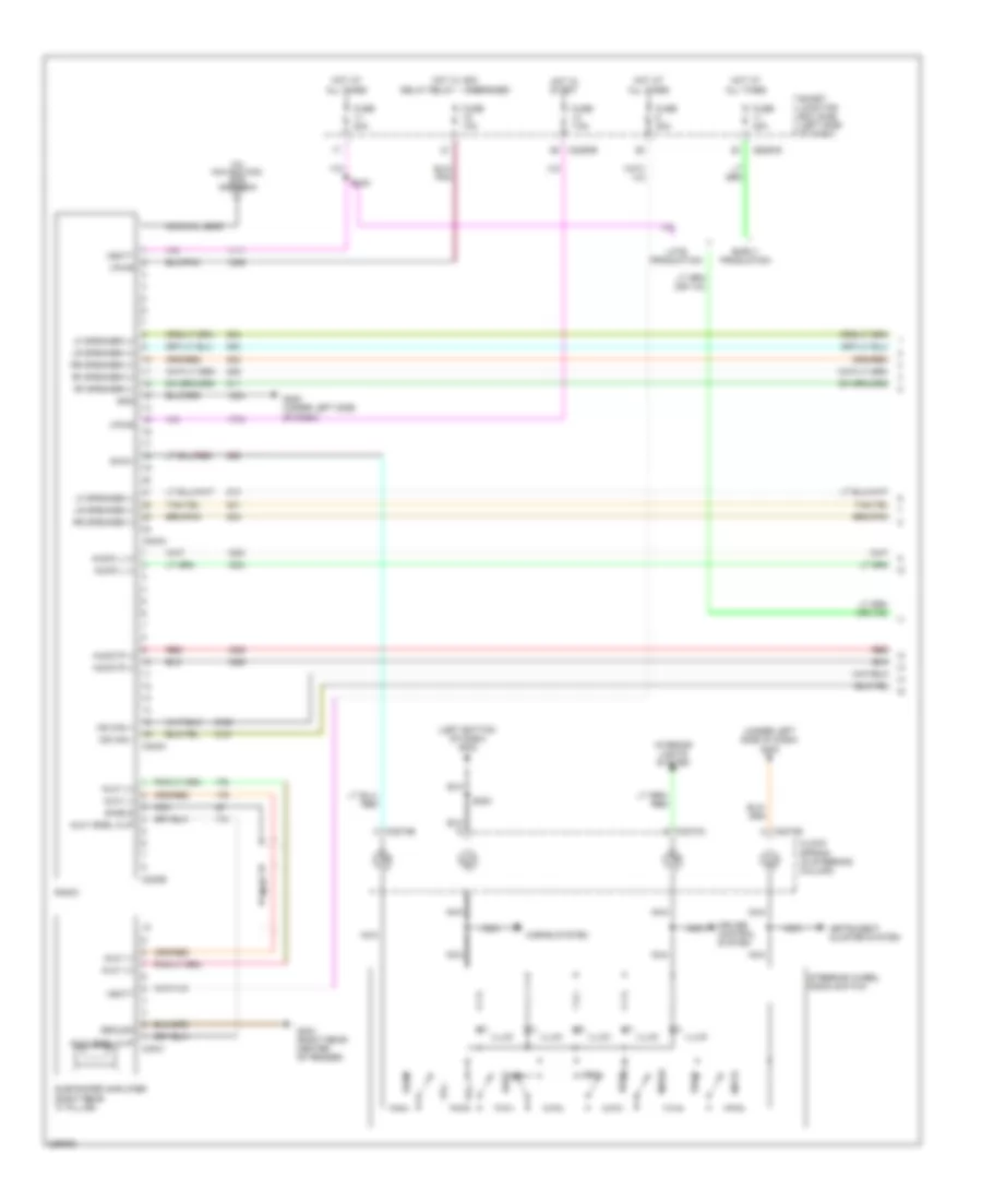 Radio Wiring Diagram with DVD 1 of 2 for Ford Freestyle Limited 2006