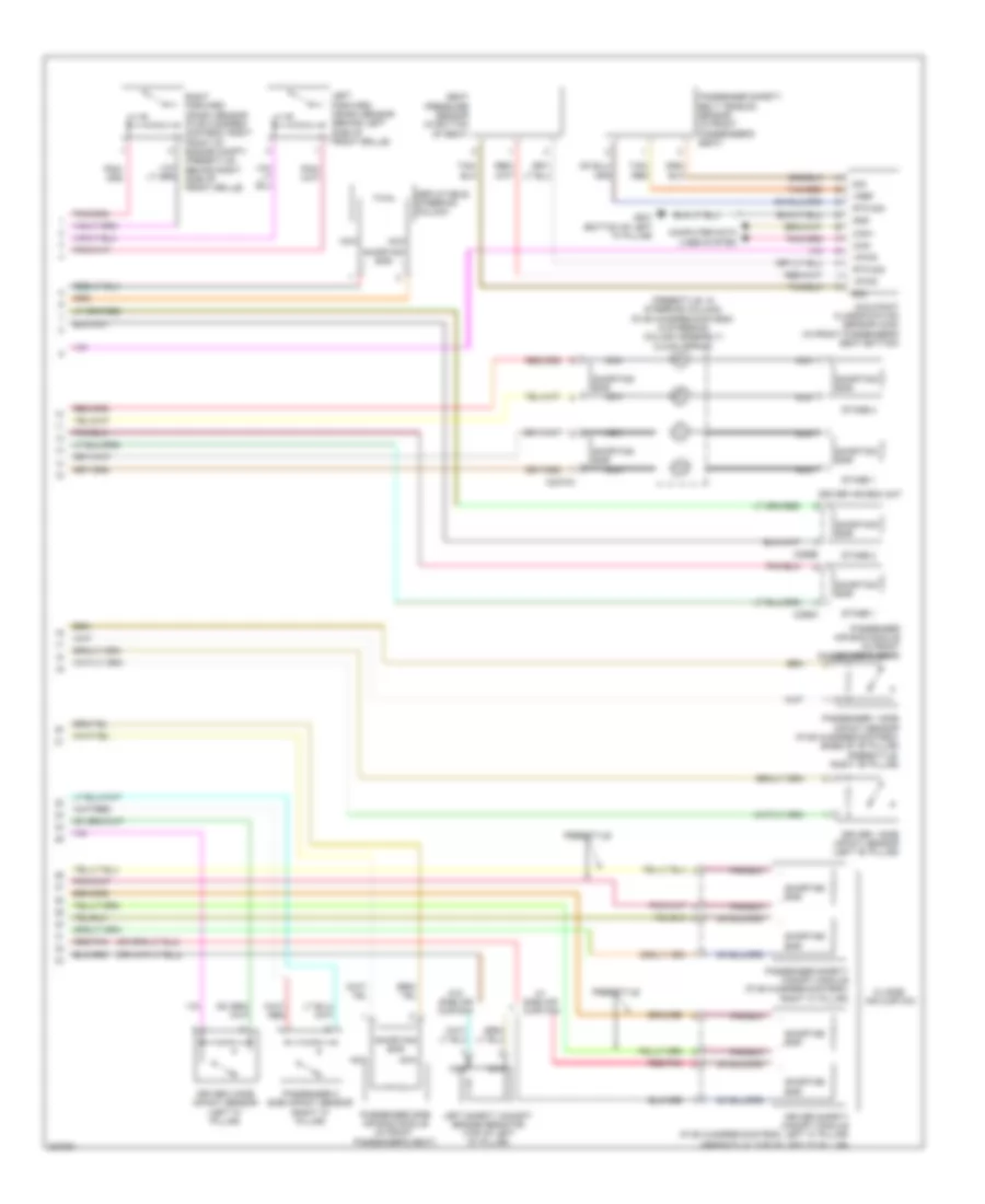 Supplemental Restraints Wiring Diagram Early Production 2 of 2 for Ford Freestyle Limited 2006