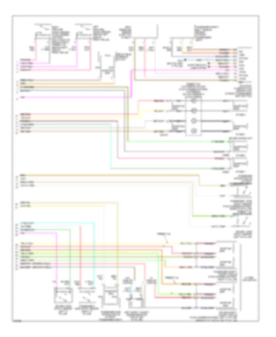 Supplemental Restraints Wiring Diagram, Late Production (2 of 2) for Ford Freestyle Limited 2006