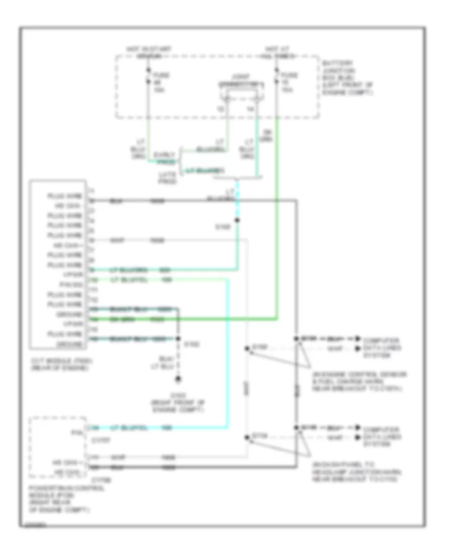 A T Wiring Diagram CVT for Ford Freestyle Limited 2006