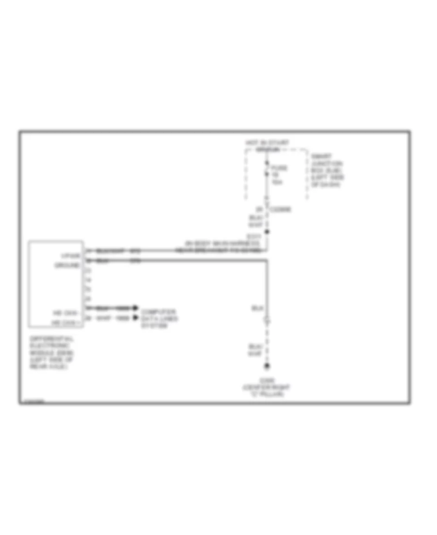 AWD Wiring Diagram for Ford Freestyle Limited 2006
