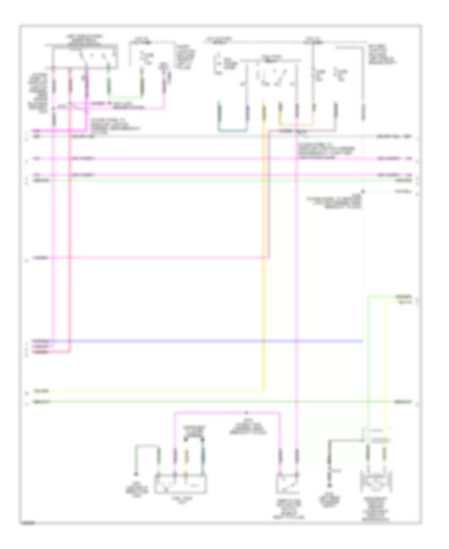 2.3L, Engine Performance Wiring Diagram (3 of 5) for Ford Fusion S 2007