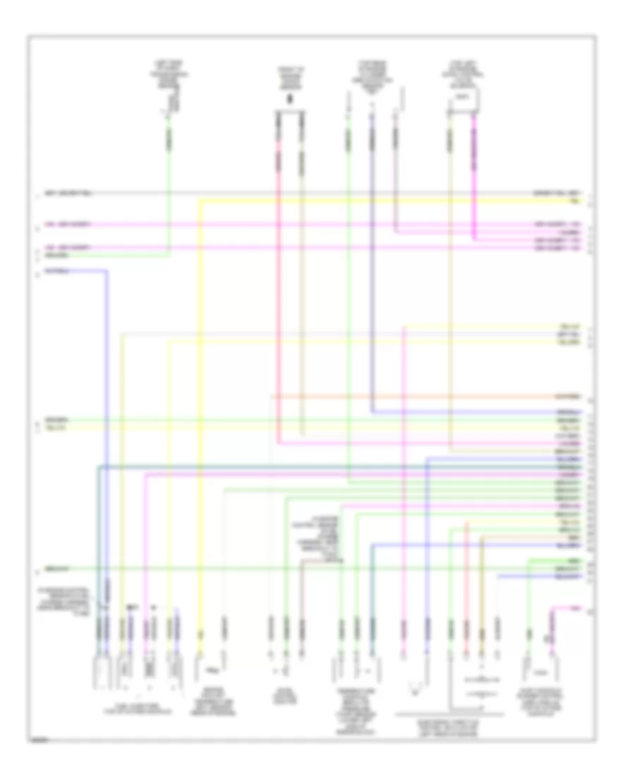 2.3L, Engine Performance Wiring Diagram (4 of 5) for Ford Fusion S 2007