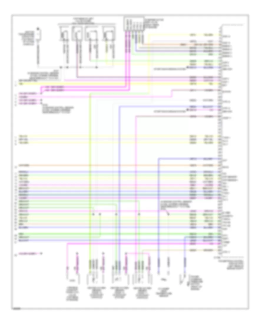 2.3L, Engine Performance Wiring Diagram (5 of 5) for Ford Fusion S 2007