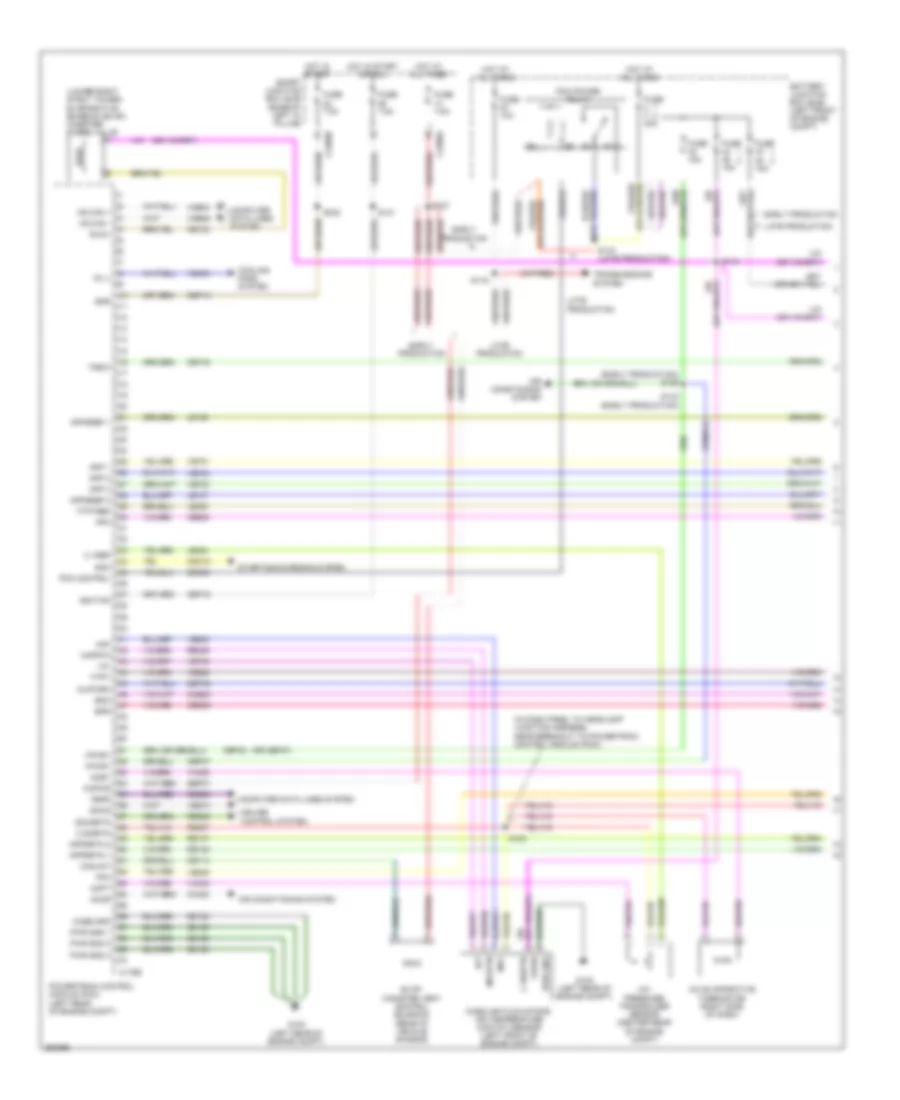 3.0L, Engine Performance Wiring Diagram (1 of 4) for Ford Fusion S 2007