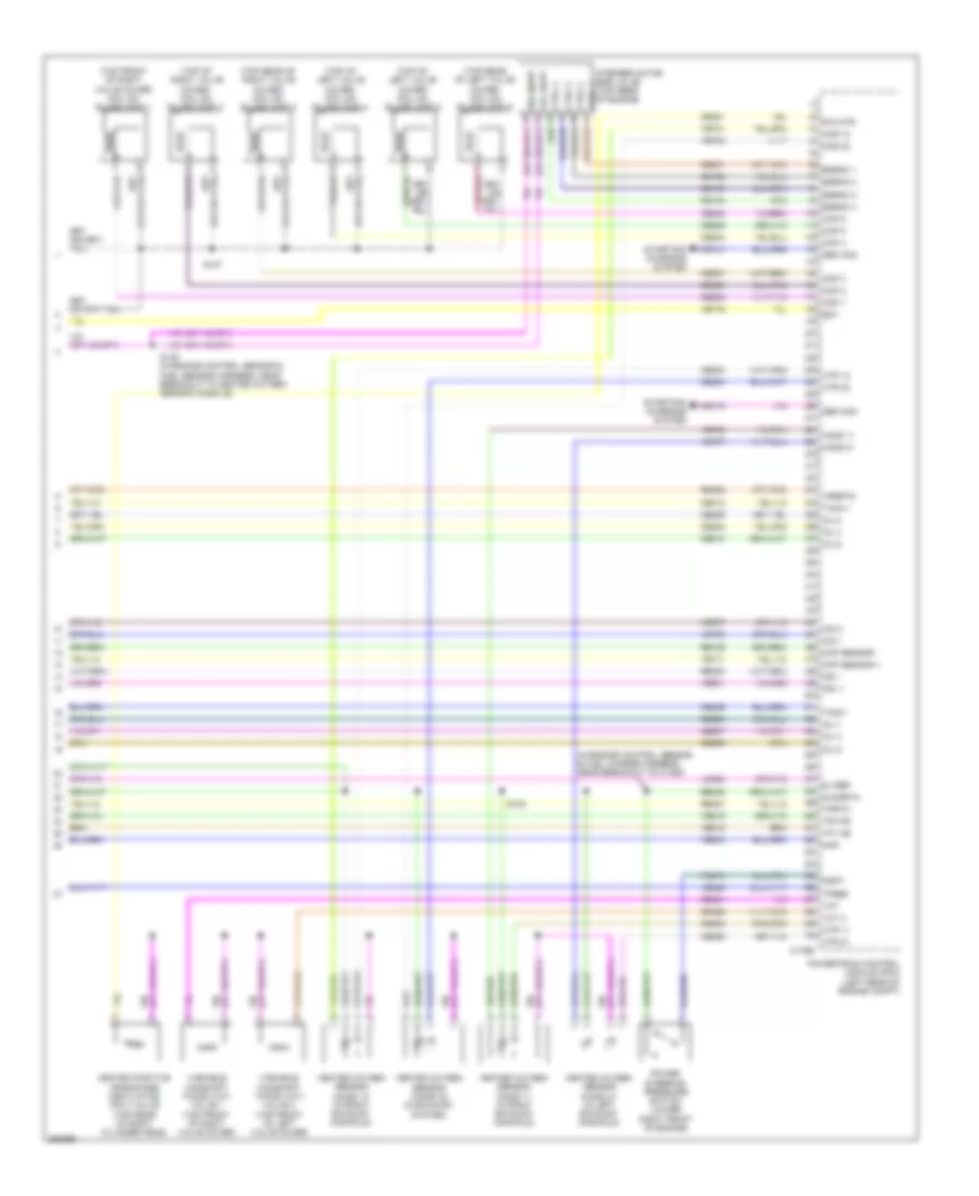 3.0L, Engine Performance Wiring Diagram (4 of 4) for Ford Fusion S 2007