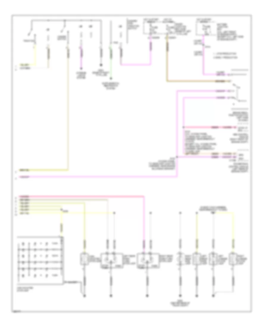 Exterior Lamps Wiring Diagram 2 of 2 for Ford Fusion S 2007