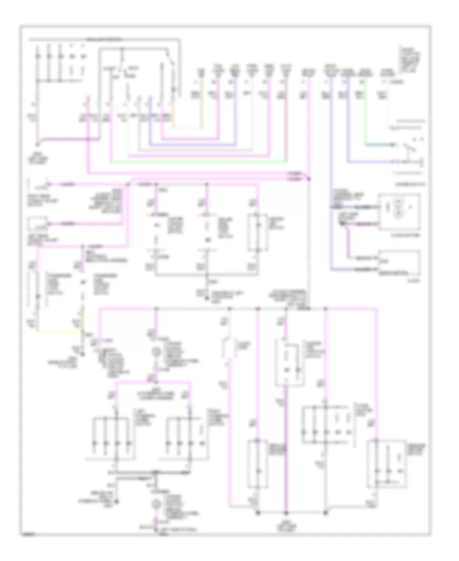Instrument Illumination Wiring Diagram for Ford Fusion S 2007