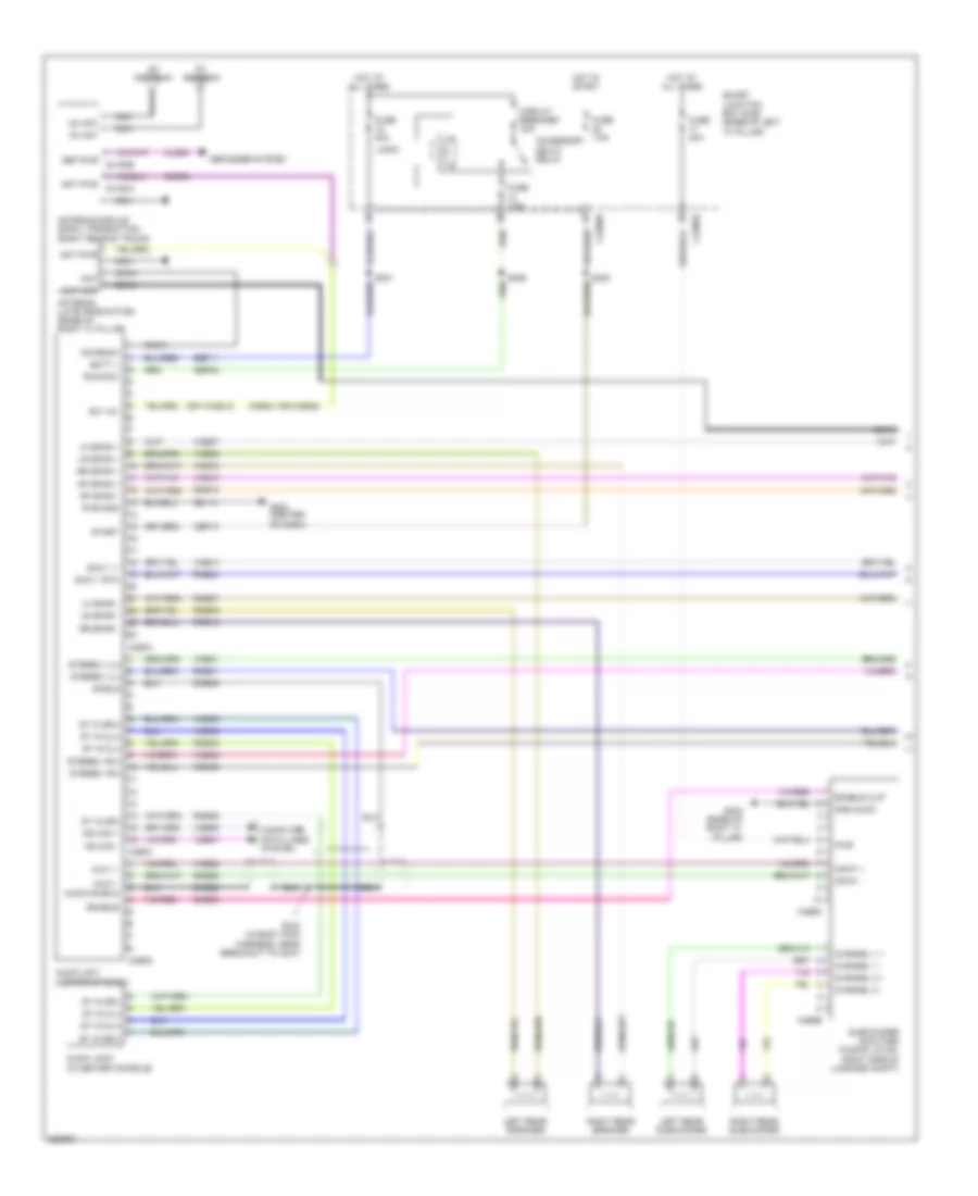 Audiophile Sound Radio Wiring Diagram 1 of 2 for Ford Fusion S 2007