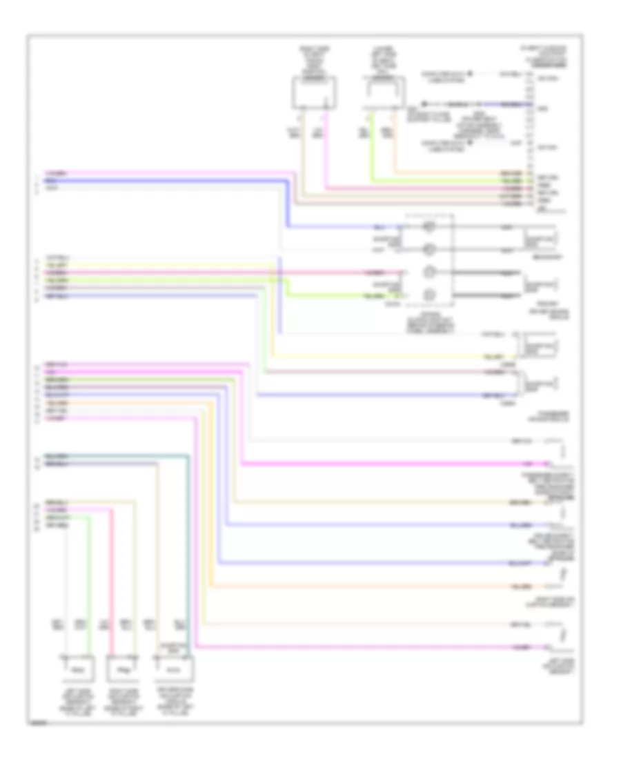 Supplemental Restraints Wiring Diagram 2 of 2 for Ford Fusion S 2007