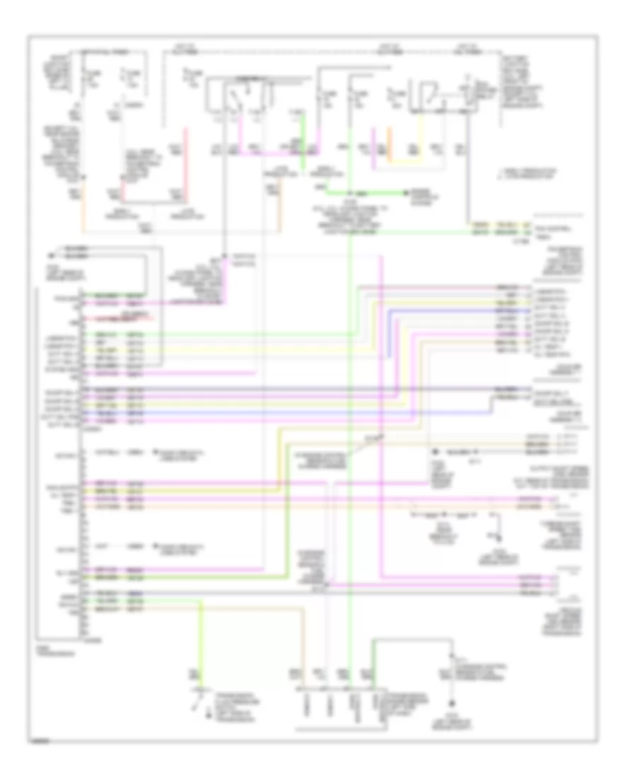 AT Wiring Diagram, FNR5 for Ford Fusion S 2007