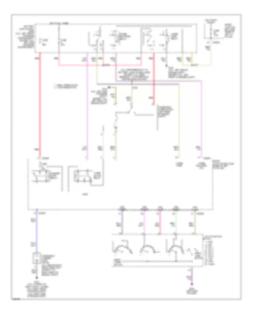 WiperWasher Wiring Diagram for Ford Fusion S 2007