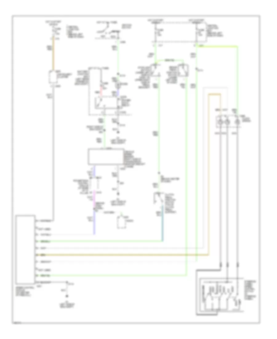 Cruise Control Wiring Diagram M T for Ford Focus ZTS 2002
