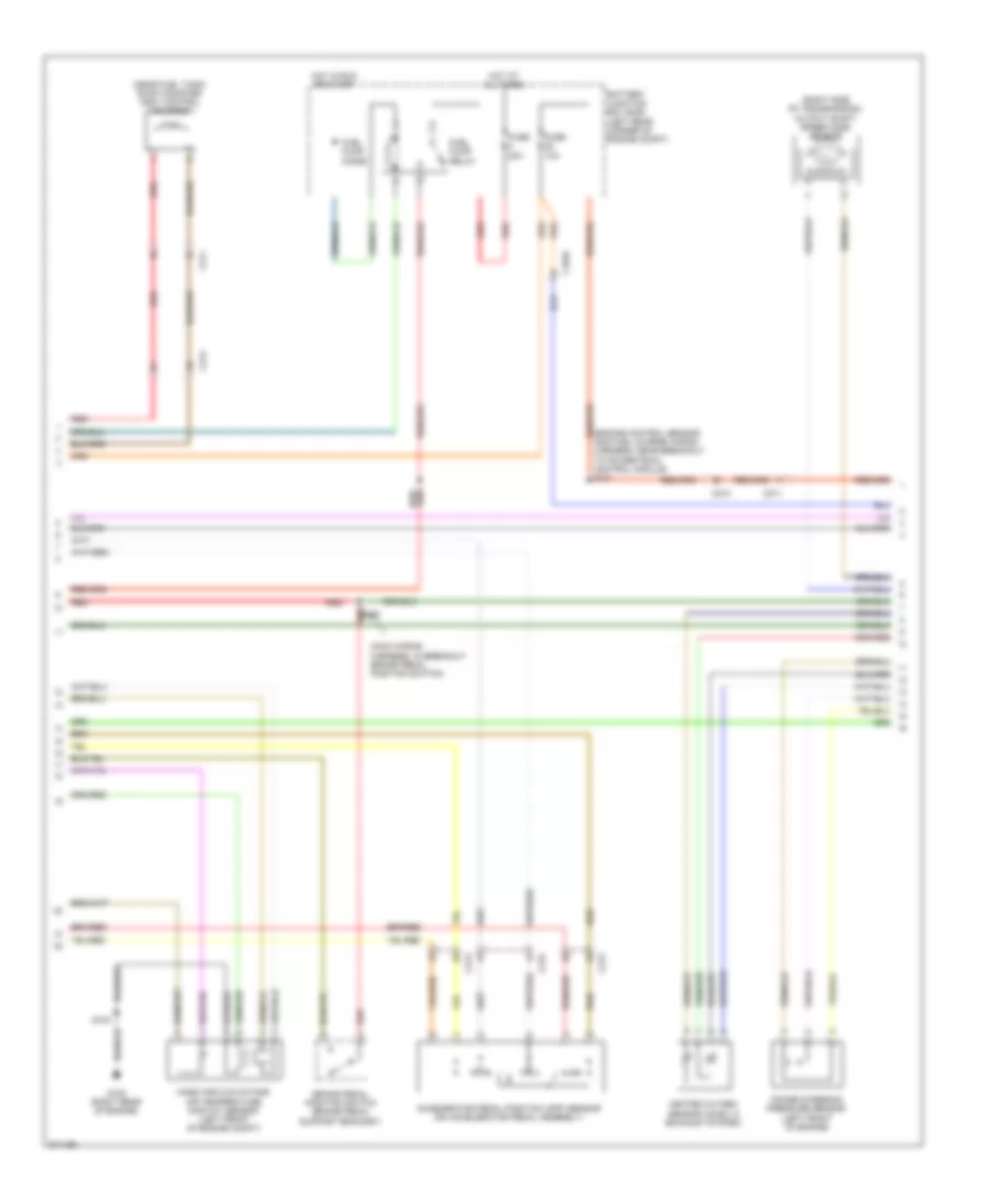 2.0L, Engine Performance Wiring Diagram (2 of 5) for Ford Transit Connect Electric 2012