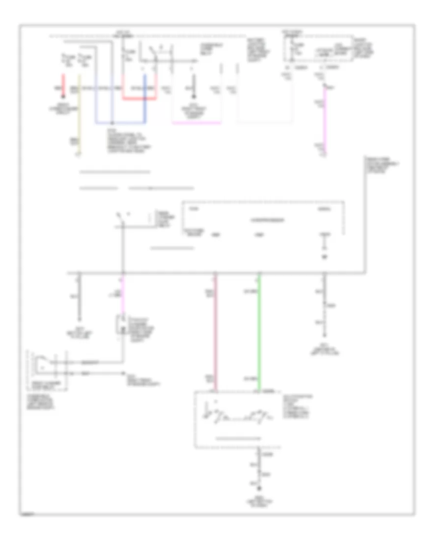 Rear WiperWasher Wiring Diagram (2 of 1) for Ford Freestyle SE 2006