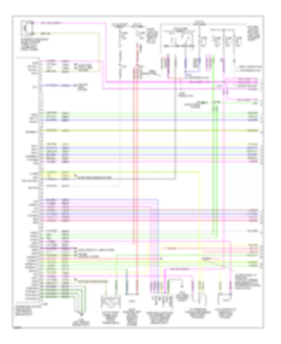 2 3L Engine Performance Wiring Diagram 1 of 5 for Ford Fusion SE 2007