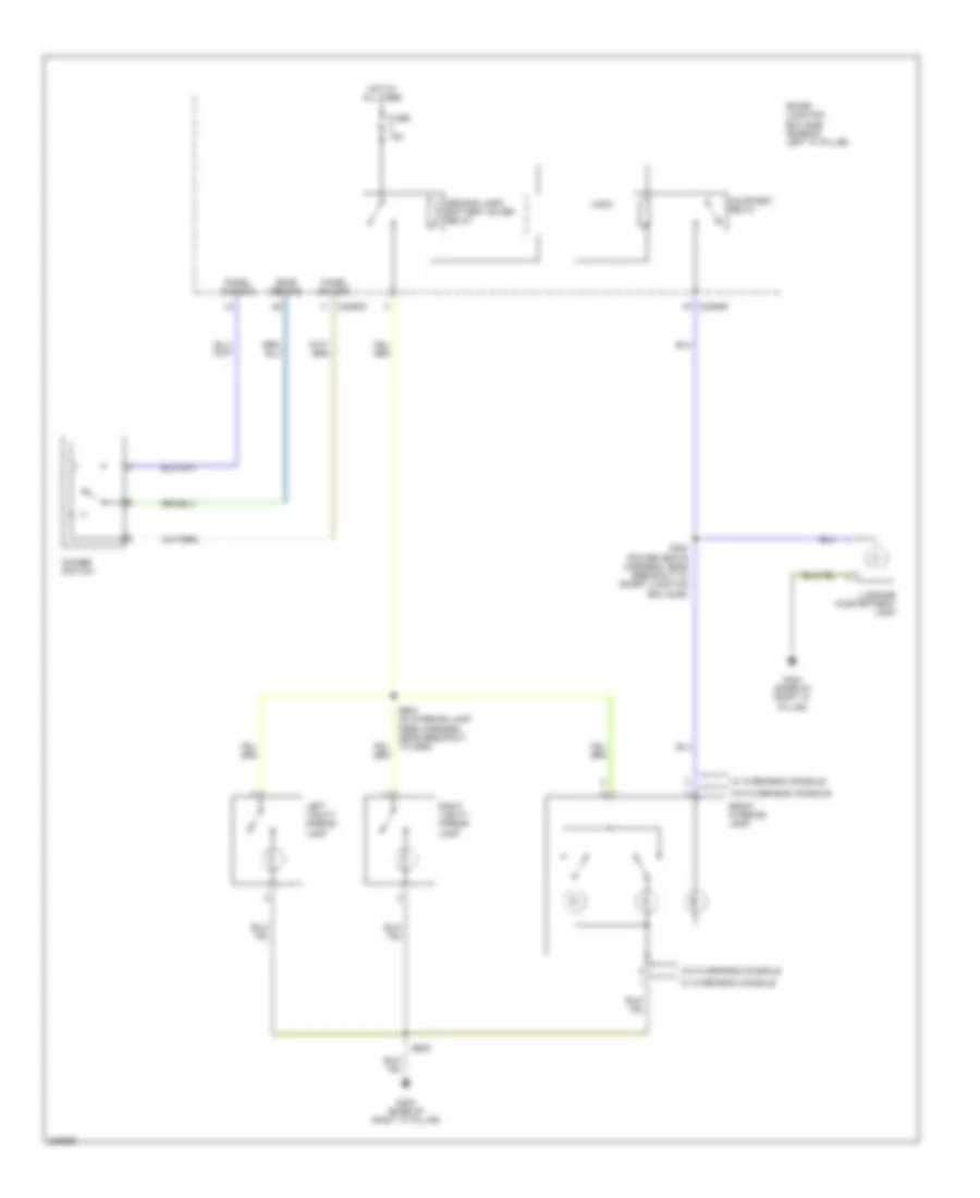 Courtesy Lamps Wiring Diagram Early Production for Ford Fusion SE 2007