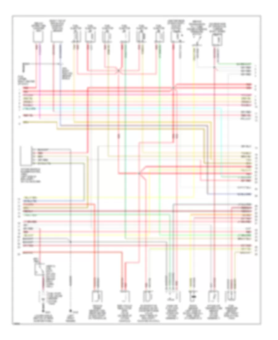 3.0L 24-Valve, Engine Performance Wiring Diagrams (2 of 3) for Ford Taurus G 1996