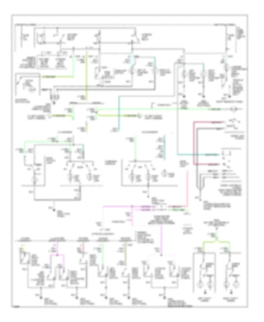 Courtesy Lamps Wiring Diagram for Ford Taurus G 1996