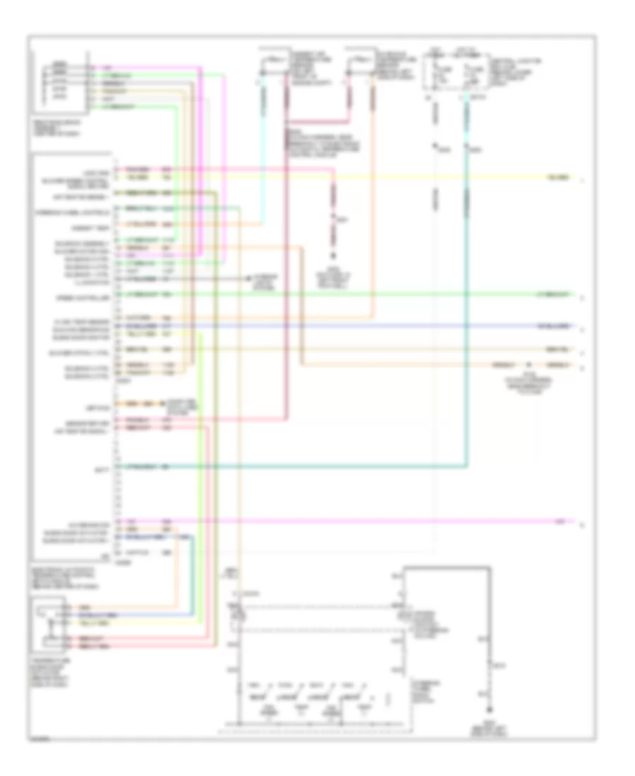 Automatic A C Wiring Diagram 1 of 2 for Ford Cab  Chassis F350 Super Duty 2005